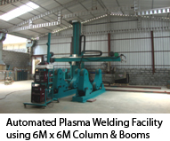 Automated Plasma Welding Facility using 6M x 6M Column & Booms