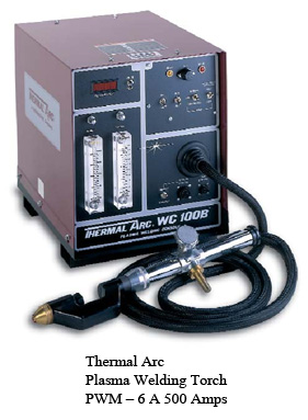 Thermal Arc Plasma Welding Torch PWM – 6 A 500 Amps
